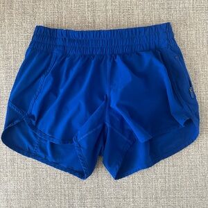 LULULEMON TRACKER SHORTS | blue | size 10